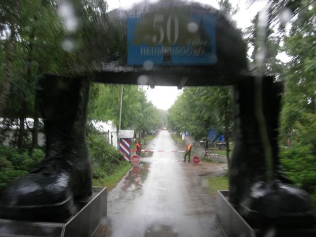 Das Tor zum Camp Heumensoord zum 50. Jubilum